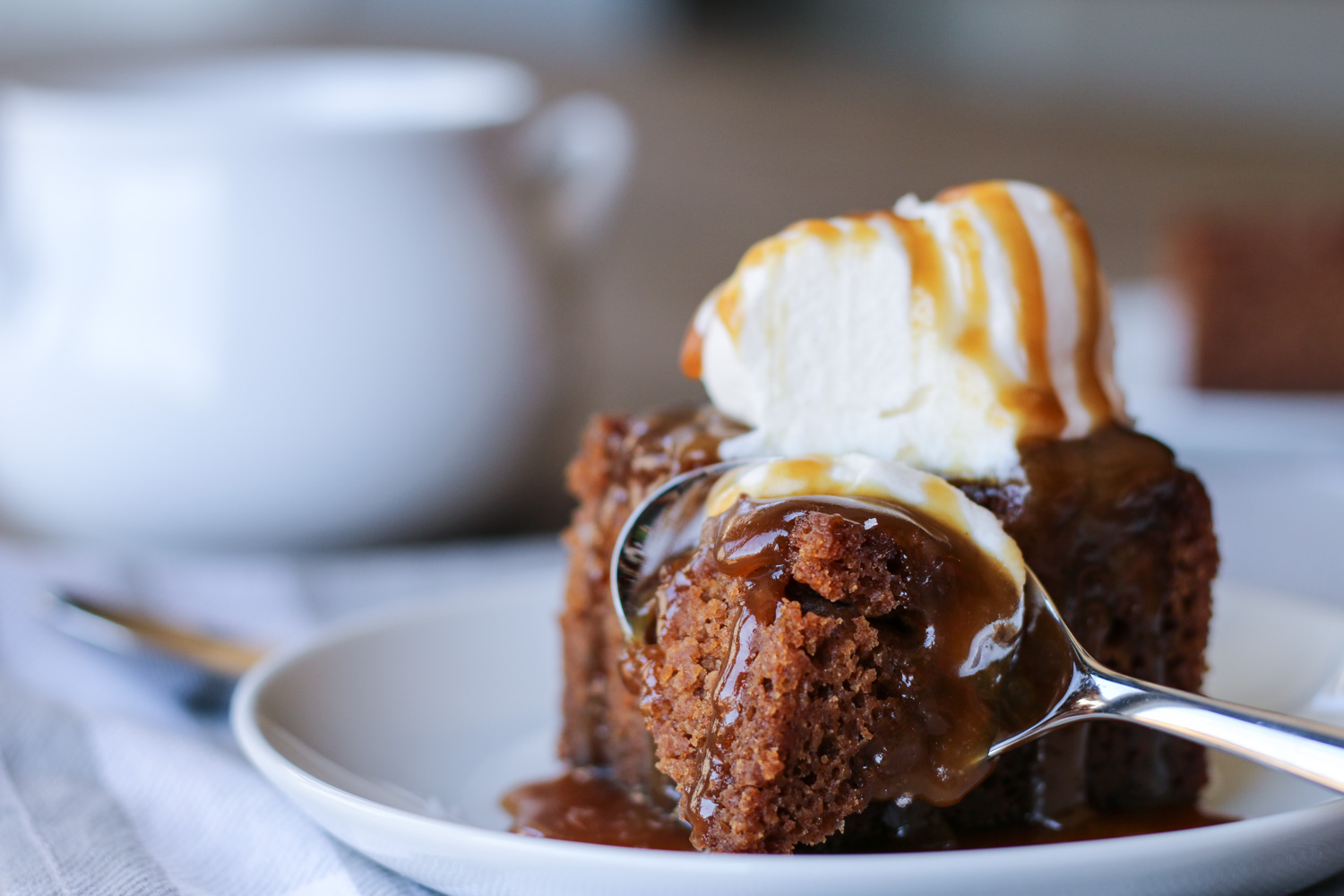 Sticky Toffee Pudding with Salted Caramel Sauce Emi Cooks