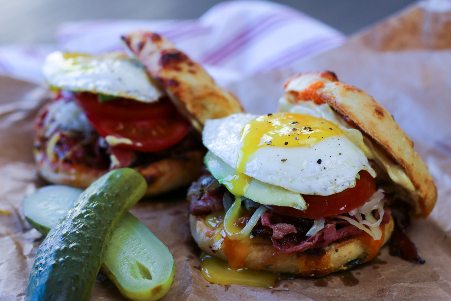 Montréal Reuben Breakfast Bagel-image