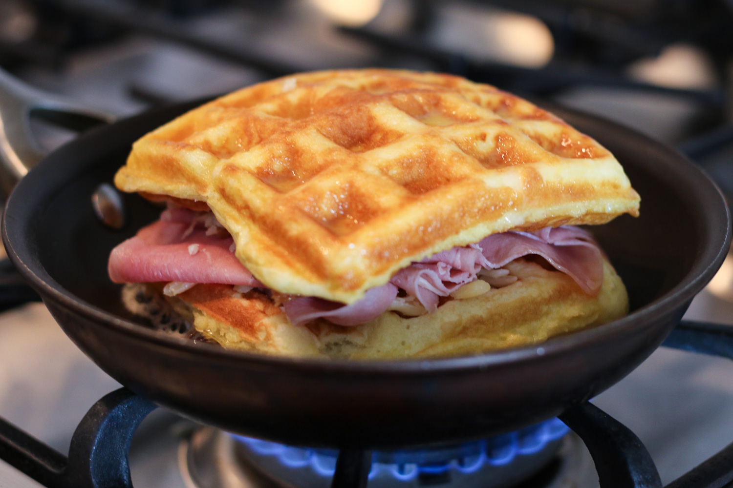 Waffled Monte Cristo Sandwich Recipe - Cultured Table