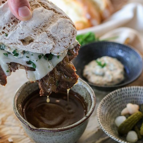 Slow cooker beef dip Emi Cooks