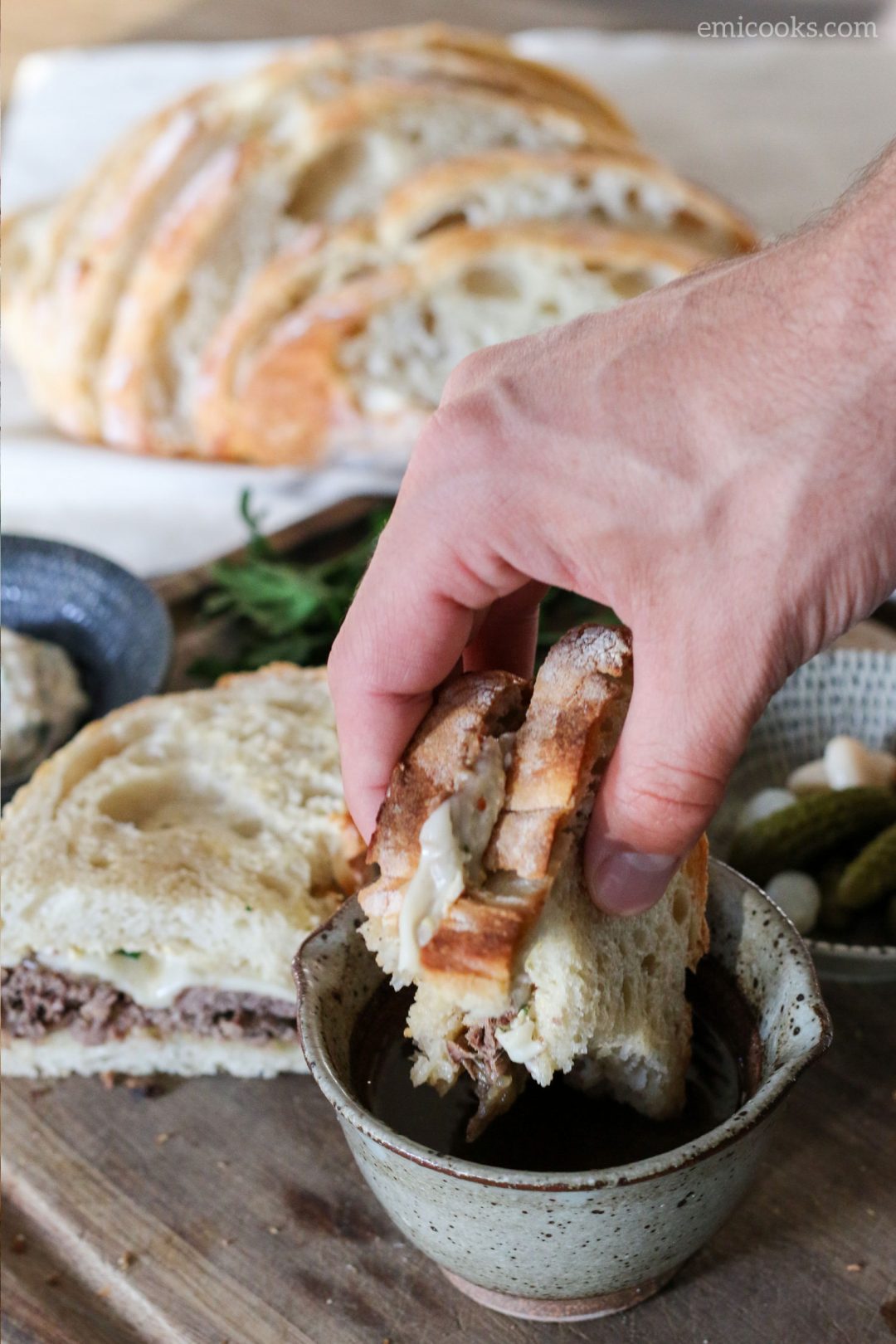 Slow cooker beef dip Emi Cooks