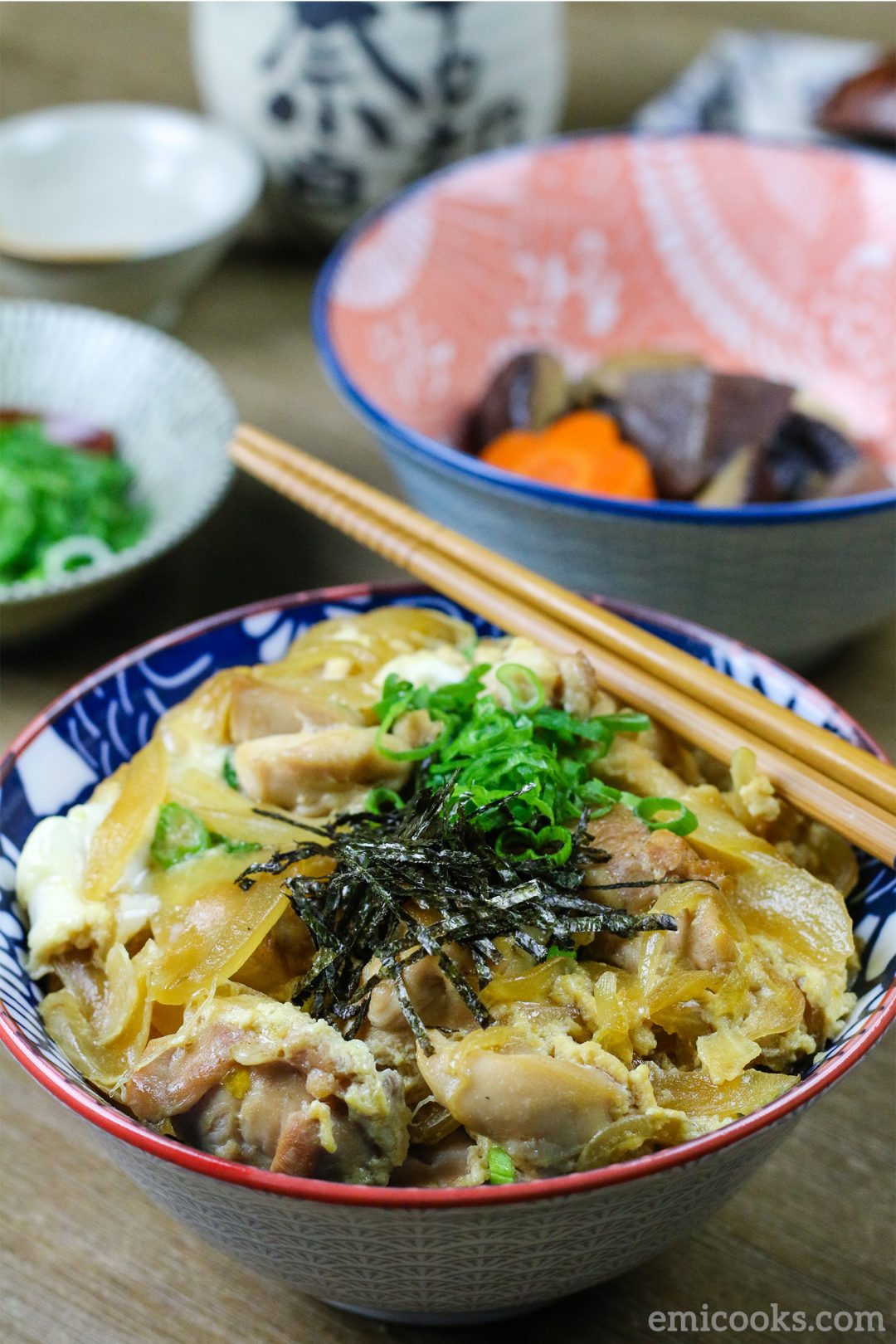 Oyakodon (親子丼) Japanese Chicken and Egg Rice Bowl | Emi Cooks