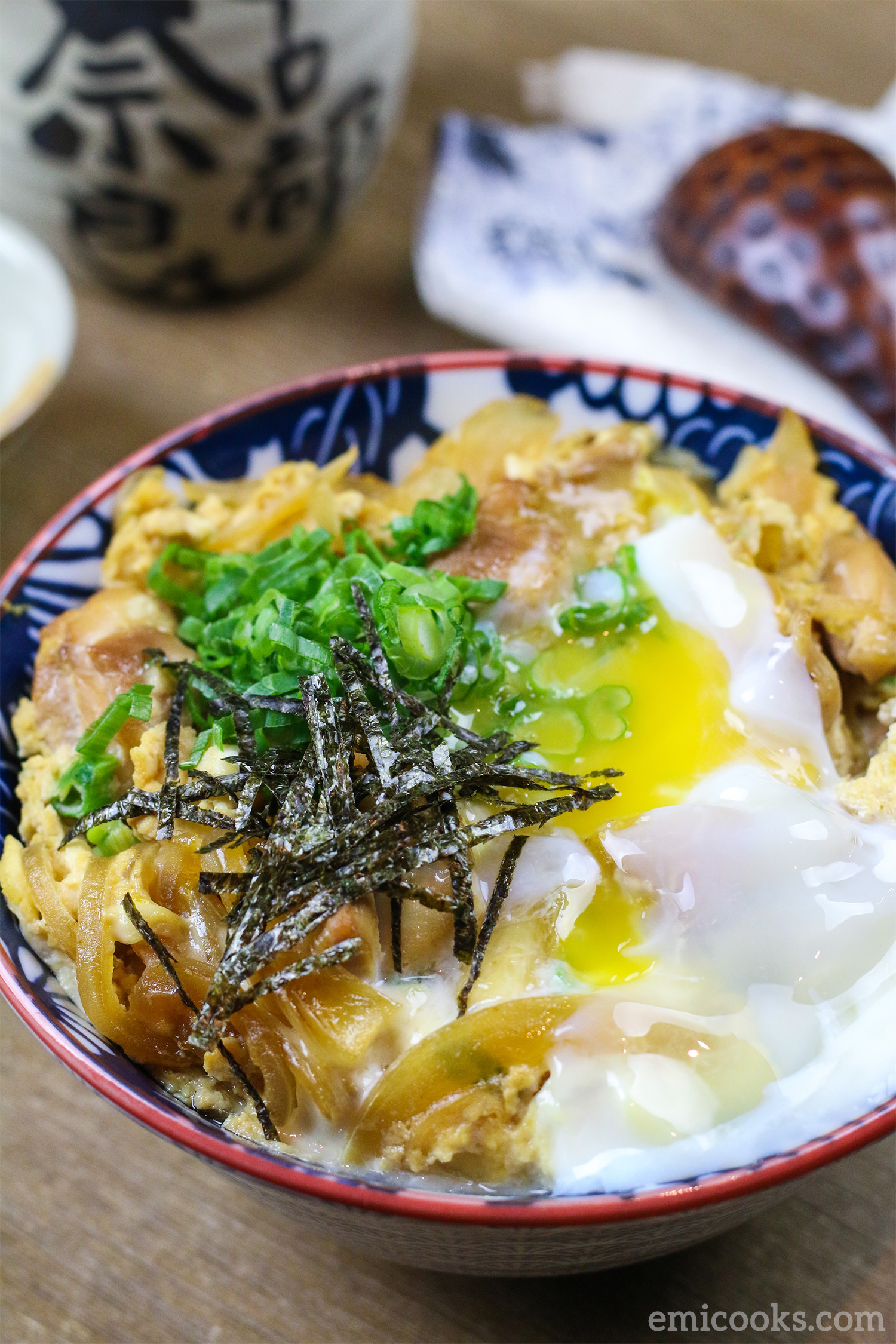Oyakodon (親子丼) Japanese Chicken and Egg Rice Bowl | Emi Cooks